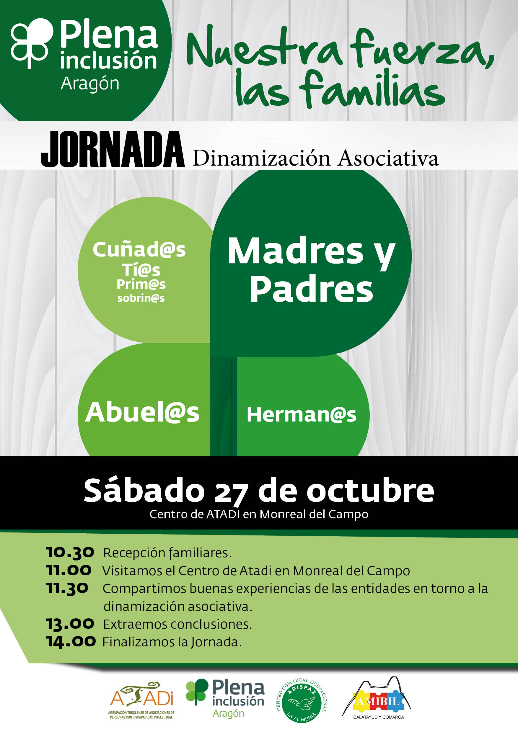 Ir a Este sábado se celebra la Jornada de Dinamización asociativa en Monreal del Campo.