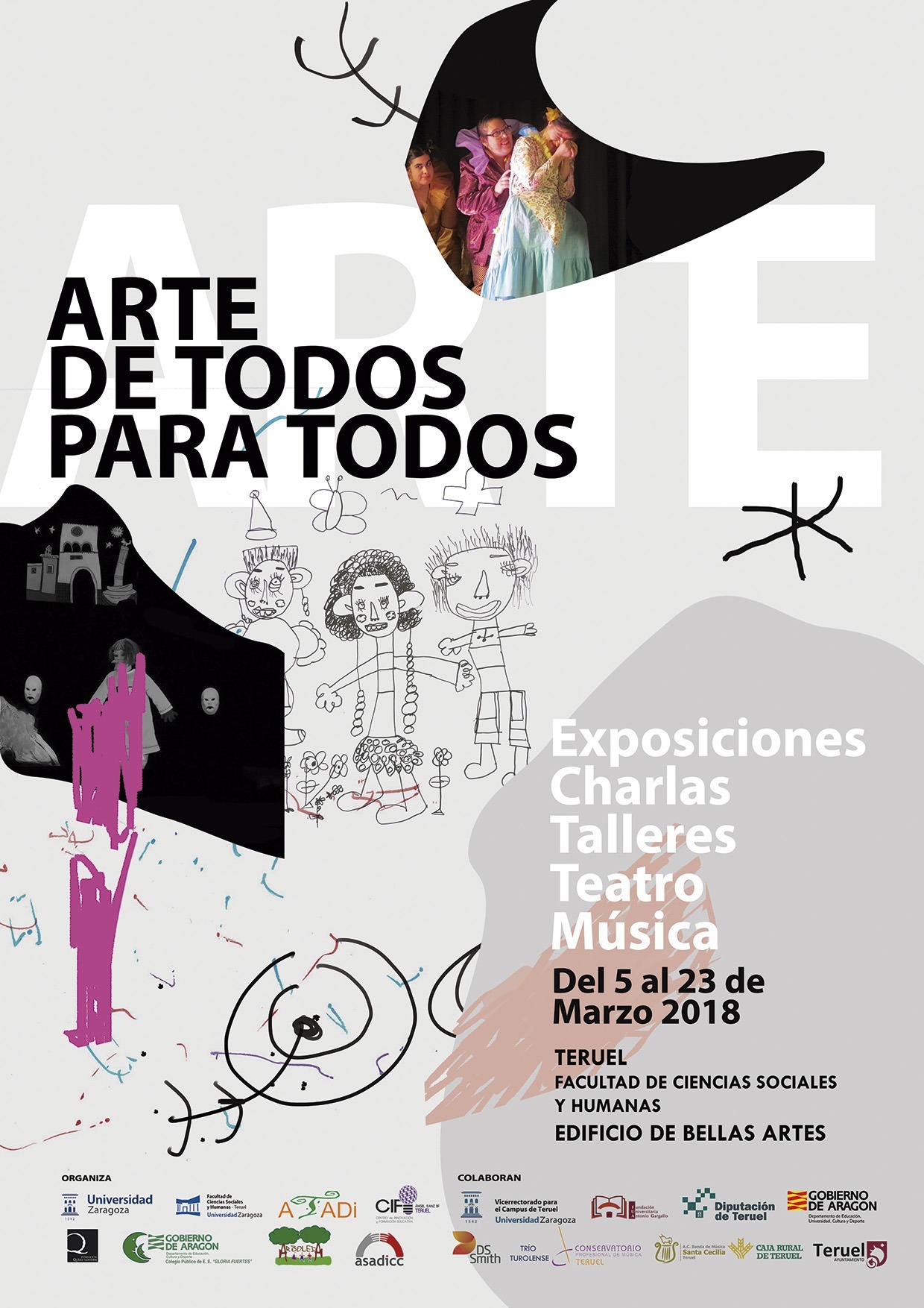 Ir a El arte creado por personas con discapacidad llega al Campus de Teruel