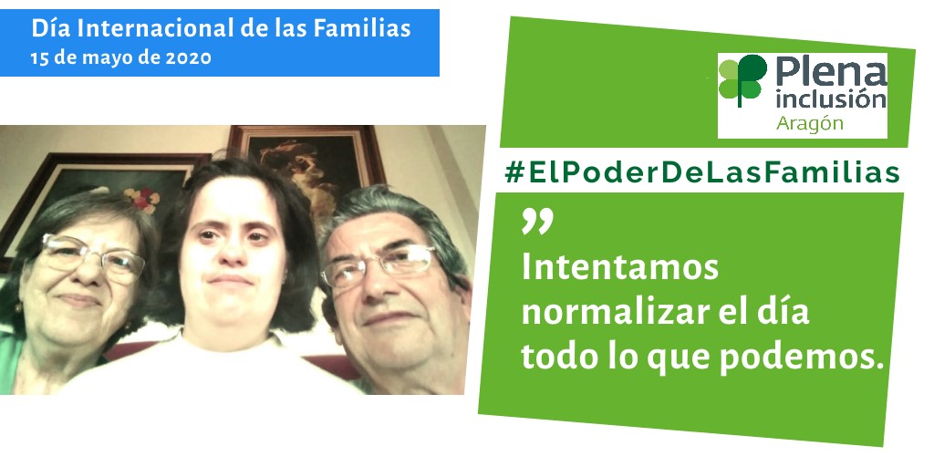 Ir a Familiares de Plena inclusión manifiestan #ElPoderDeLasFamilias durante la crisis del covid-19