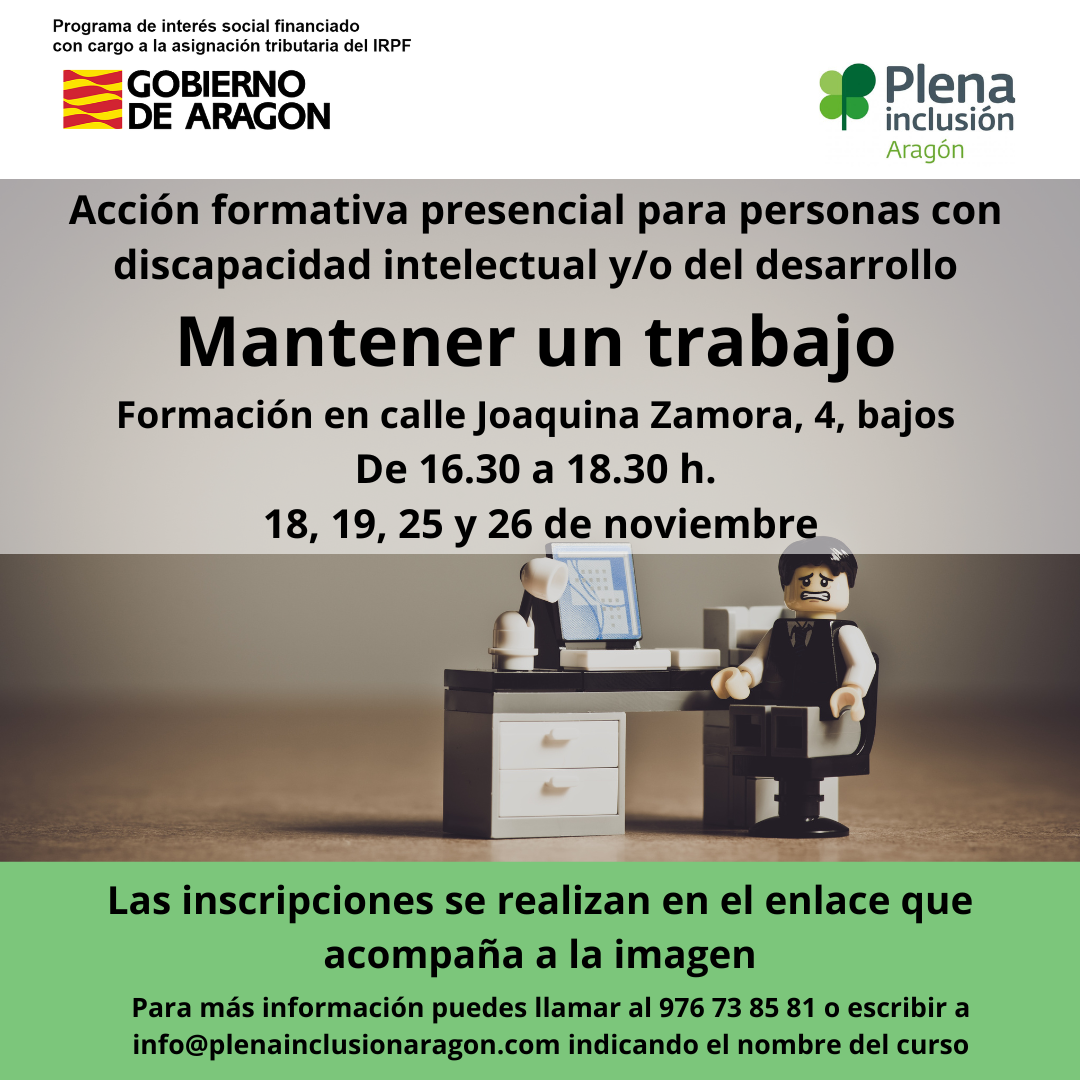 Ir a Taller ‘Mantener un trabajo’